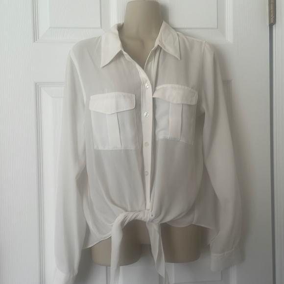 INC Button Down Blouse Size S - Picture 1 of 4